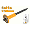 Острое ручное долото 4x16x250мм 25082 Tolsen