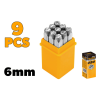 Set 9 punctatoare cifre 6mm 25097 Tolsen Set 9 punctatoare cifre 6mm 25097 Tolsen