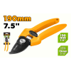 Foarfeca pentru gradina (secator) 190mm Carbon / Teflon Tolsen