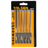 Set 6 pile 100mm mini Tolsen