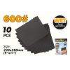 Set 10 foi abrazive 230x280mm #600 Tolsen