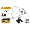 Lupa 62mm cu suporturi Tolsen