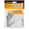 Set 4 spacluri 50/80/100/120mm din metal Tolsen Set 4 spacluri 50/80/100/120mm din metal Tolsen