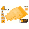 Set 4 spacluri 50/80/100/120mm din plastic Tolsen Set 4 spacluri 50/80/100/120mm din plastic Tolsen