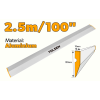 Правило 100х18мм 2,5м Tolsen