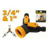 Conector rapid pentru furtun tip Y 3/4 cu robinete Tolsen Conector rapid pentru furtun tip Y 3/4 cu robinete Tolsen