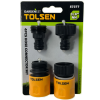 Set 4 conectori pentru furtun 3/4 Tolsen