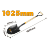 Hirlet miner lemn 102cm Tolsen Hirlet miner lemn 102cm Tolsen
