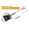 Lopata miner lemn 102cm Tolsen