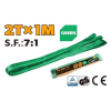 Slinguri cu bucla textila 2t 1m Green Tolsen