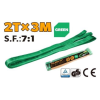 Стропа текстильная петлевая 2t 3м Green Tolsen Стропа текстильная петлевая 2t 3м Green Tolsen