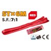 Slinguri cu bucla textila 5t 6m Red Tolsen