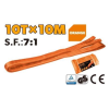 Стропа текстильная петлевая 10t 10m Orange Tolsen Стропа текстильная петлевая 10t 10m Orange Tolsen