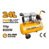 Компрессор воздушный безмасляный 800W 24L Tolsen