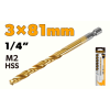 Сверло по металлу HSS-M2 3.0мм хвост HEX Tolsen