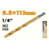 Сверло по металлу HSS-M2 5.5мм хвост HEX Tolsen Сверло по металлу HSS-M2 5.5мм хвост HEX Tolsen