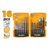 Set 16 burghii combinate beton, lemn, metal 75628 Tolsen