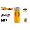 Коронка алмазная для плитки 35мм M14 Industrial Tolsen Коронка алмазная для плитки 35мм M14 Industrial Tolsen