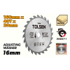Диск циркулярный по дереву 160х20мм 40Т Tolsen