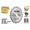 Диск циркулярный по дереву 235х30мм 40Т Tolsen