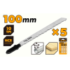Lama pe lemn T101BR pentru ferestrau pendular (5 buc) Tolsen