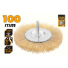 Peria plata din sirma 100mm Industrial Tolsen Peria plata din sirma 100mm Industrial Tolsen