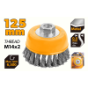 Perie cupa din sirma rasucita 125mm M14 Industrial Tolsen Perie cupa din sirma rasucita 125mm M14 Industrial Tolsen
