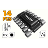 Set 14 virfuri magnetice 5-12mm Tolsen Set 14 virfuri magnetice 5-12mm Tolsen