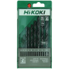Set 10 burghii pentru metal HSS-R 1-10mm Hikoki