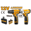 Set masina de insurubat + Impact Li-Ion 12V Tolsen