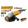 Углошлифмашина 230mm 2400W Industrial Tolsen