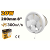 Ventilator baie 200mm 20W cu capac Tolsen Ventilator baie 200mm 20W cu capac Tolsen