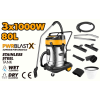 Пылесос строительный 3000W 80L 3 мотора Tolsen