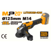 Polizor unghiular pe acumulator MP20V fara accu Brushless Tolsen