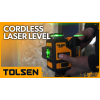 Nivela laser 3D 30m verde 20V Li-Ion MP20V 1x2.0Ah Tolsen
