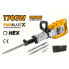 Ciocan demolator HEX 1700W Industrial Tolsen