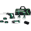 Набор аккумуляторных инструментов DS18DE+WH18DC+G1813DA+DH1826DA 18V 5Ah Hikoki