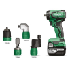 Masina de insurubat DS18DD Quick 18V 5Ah + 4 adaptoare Hikoki
