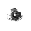 Carcasa DEEPCOOL CH160 PLUS / w/oPSU / Side-Window / mATX / Black
