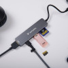 Многопортовый USB-C адаптер Verbatim Essentials/ HDMI, USB-C PD, USB-A 3.2 Gen 1, USB-A, SD & microSD