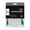 UTP Cat.5e Patch cord, 0.25m, Green UTP Cat.5e Patch cord, 0.25m, Green