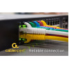 UTP Cat.5e Patch cord, 0.25m, Green UTP Cat.5e Patch cord, 0.25m, Green