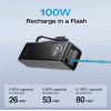 EcoFlow Rapid Power Bank (25000mAH, 170W, 100W Built-In and retractable cables)