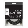 S/FTP Cat. 6A Low Smoke Zero Halogen (LSZH) jacketpatch cord, 5m, Black S/FTP Cat. 6A Low Smoke Zero Halogen (LSZH) jacketpatch cord, 5m, Black