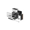 Carcasa DEEPCOOL CL600 / w/oPSU / Side panel / 2x120mm / ATX