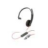 Casti monoaurale Poly Blackwire 3210 / +USB-C/A Adapter
