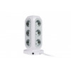 Verbatim Multi Plug Power Tower, 11 AC EU outlets, 2 x Type-C ports + 2 x USB-A ports, 3600W/16A