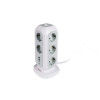 Verbatim Multi Plug Power Tower, 11 AC EU outlets, 2 x Type-C ports + 2 x USB-A ports, 3600W/16A