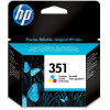 HP 351 (CB337EE) Tri-color Ink Cartridge for HP DESKJET D4260, D4360 OFFICEJETJ5730, J5780, J5785, J4610, J6415, J6424, PHOTOSMART C4205, C4270, C4272, C4280