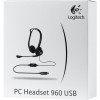 Наушники Logitech PC Stereo 960 USB